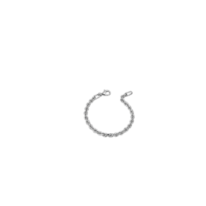 Diamond Cut Rope Chain Bracelet