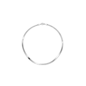 Flat Herringbone Chain Necklace