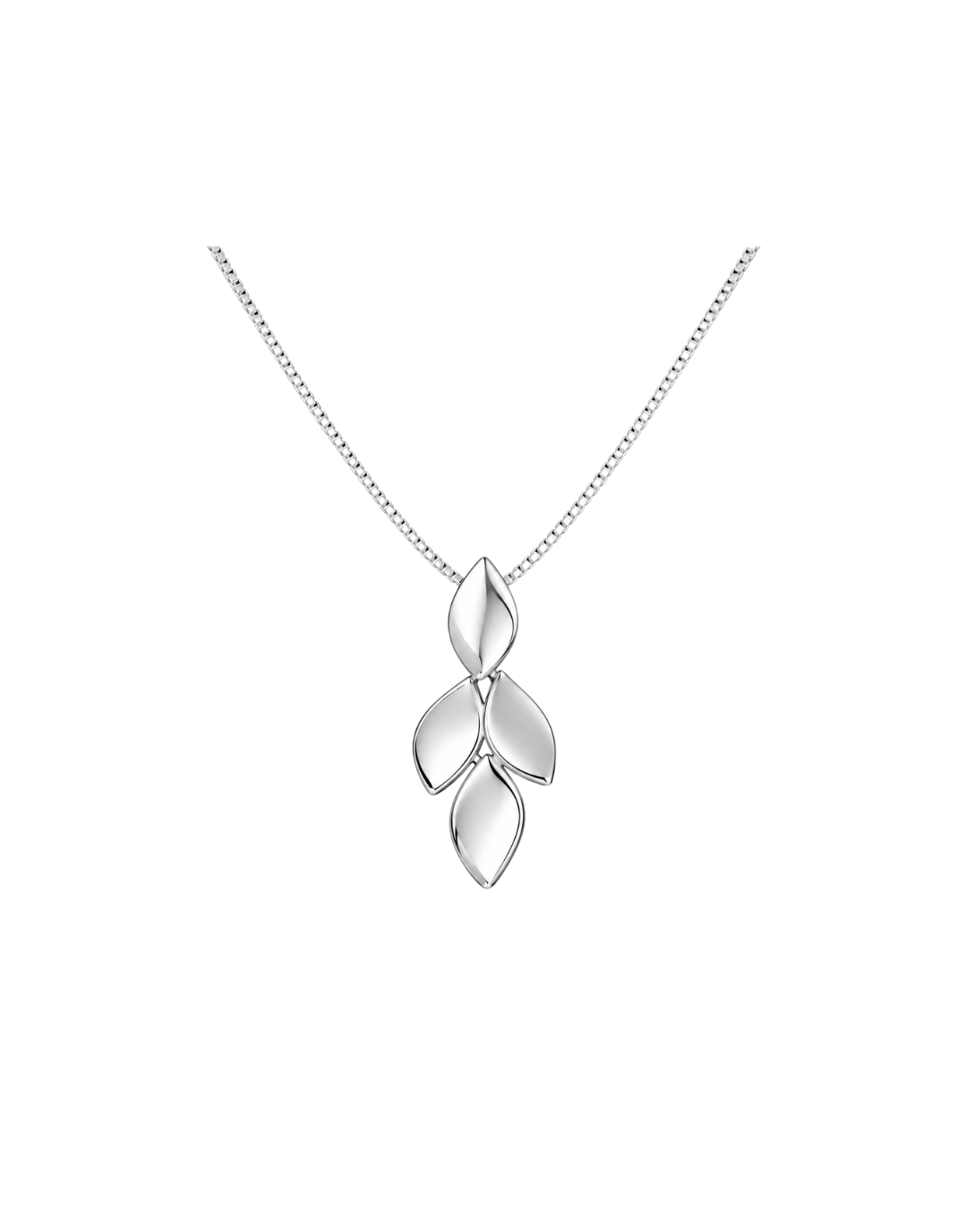 Flowing Petals Drop Pendant on chain