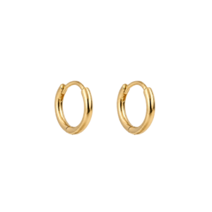 Gold Plated 10mm Hoop Earrings