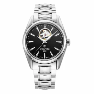 Roamer 984985 41 85 20 Searock Master Black Automatic Wristwatch