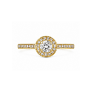 0.68ct total natural diamond ring