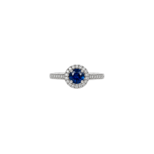 Platinum/1.20ct Sapphire/Diamond