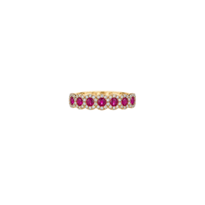 18ct Yellow Gold/Ruby & Diamond