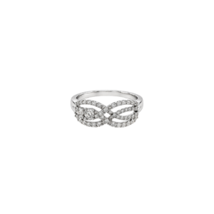 9 carat white gold/0.51ct natural diamonds