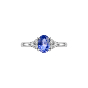 Platinum/2.05ct Sapphire/0.35ct Diamond
