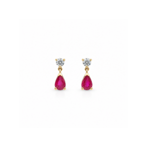 18ct Yellow Gold/Ruby & Diamond