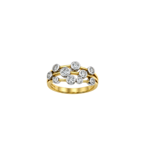 18 carat yellow gold/1ct diamonds
