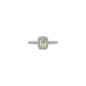 Platinum/Brown Sapphire & Diamond