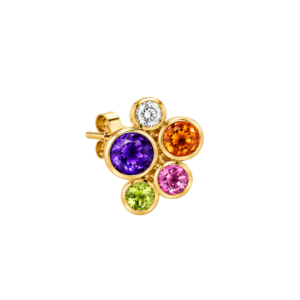 9 carat/Multi gem set earrings