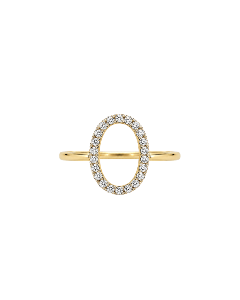 9 carat yellow gold/0.11ct diamond