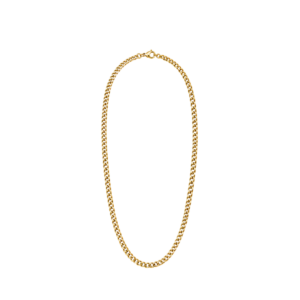 9 carat yellow gold/Curb necklace 20”
