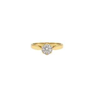 18 carat gold/0.50ct Diamond solitaire