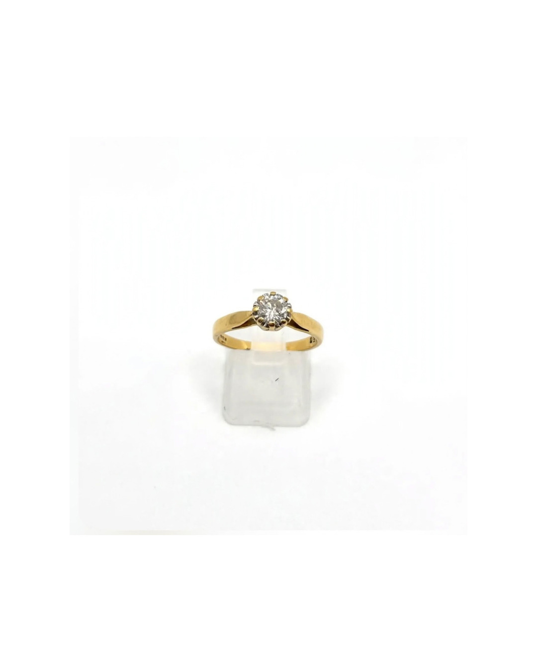 18 carat gold/0.50ct Diamond solitaire - Image 3