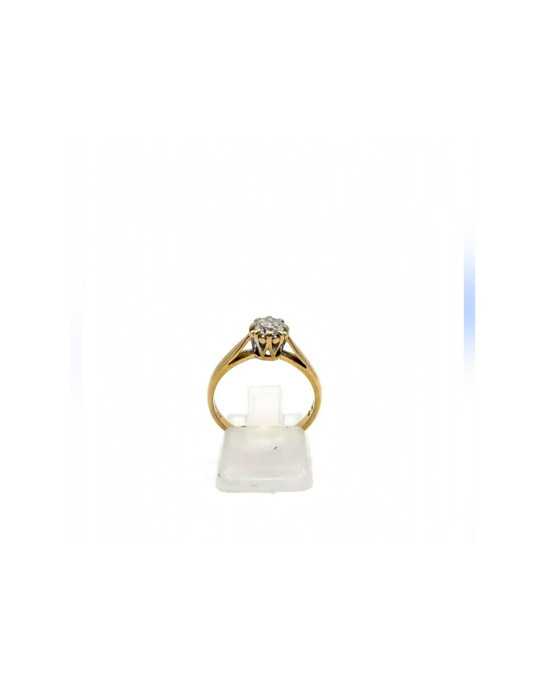 18 carat gold/0.50ct Diamond solitaire - Image 4